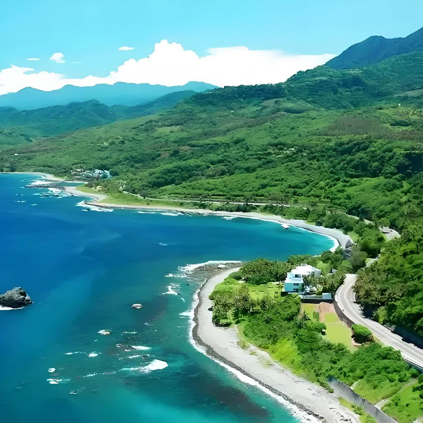 碧海蓝天映宝岛,台湾奇观览胜